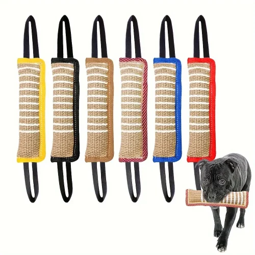 1pc Durable Jute Dog Chew Toy